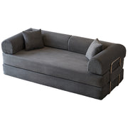 78.8" Convertible Floor Sofa Bed with High Density Foam