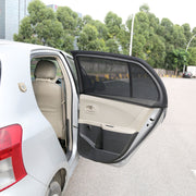 2PCS Universal Car Rear Window Mesh Sunshade