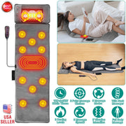 Full Body Massage Mat with Heat and Neck Pillow