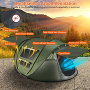 Pop Up Tent 5-8 Person Automatic Instant Setup Waterproof