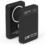 10000mAh Magsafe 3 In 1 Portable Charger PD22.5W Magnetic Fast Charger Fast Charging Power Bank Fit For IOS Phone 15/14 Samsung Galaxy S24 And More