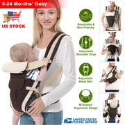 Baby Carrier Breathable Adjustable Wrap with 4 Positions
