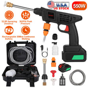 Cordless Pressure Washer Portable Electric Power Washer High Pressure Water Sprayer 363PSI Car Washer Cleaner with 12000mAh 48V Rechargeable Battery a