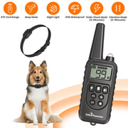 Remote Dog Training Collar with 4 Modes & 875 Yard Range