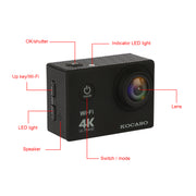 4K 6G+IR 170¡Lens Action Camera