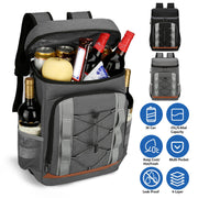 Cooler Backpack 36 Can Leakproof Insulated Cooler Backpack with 25L/6.6Gal for Picnic Camping BeachÊHiking Fishing Travel