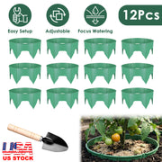 Adjustable Plant Grow Rings 10in with Hand Shovel - 12 Pack