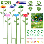 Metal Bee Watering Stations with Anti-Drowning Design (6-Pack)
