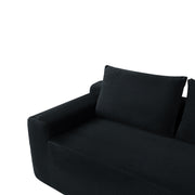 Cloud L-Shaped Corduroy Sectional Sofa with Chaise Lounge