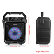 Portable Wireless Party Speaker with Disco Lighting