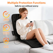 Full Body Vibration Massage Mat with Heat & 10 Motors