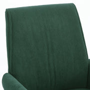 Mid-Back Velvet Office Chair with Memory Foam Cushion