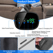 3-In-1 Heated Knee Massager Shoulder Heating Pads Elbow Brace withÊ3 Level Vibration and Heating Modes for Pain Stress Relief