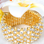 Gold Rhinestone Bling Bracelet