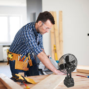 Portable Jobsite Fan 9" Compatible with Makita 21V Battery