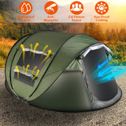Pop Up Tent 5-8 Person Automatic Instant Setup Waterproof