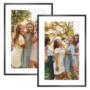 2 Packs 16x24in Picture Frames Wall Gallery Photo Frame Wall Mounted Poster Display Frame  for Horizontal Vertical Wall Mounted