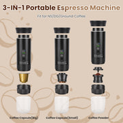 Portable Espresso Machine with Self-Heating & 7500mAh Battery