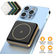 Magnetic Wireless Power Bank 10000mAh Magnetic Portable Charger MagSafe Wireless Power Bank Fit for IOS Phones 14/13/12/11 Series