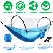 Camping Hammock with Mosquito Net 3-in-1 Portable 440lbs