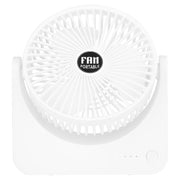 6.5in Desk Fan USB Powered 3 Speeds Table Cooling Fan Tilt Quiet Desktop Fan for Bedroom Office
