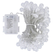 32.8Feet Globe String Lights Battery Powered Waterproof Decorative Fairy Lamp with 8 Lighting Modes Remote Control for Garden Lawn Patio