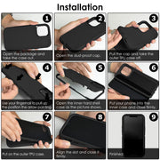 ShockproofÊPhone Case Anti-Shock All-Round Protection Phone Case Cover with Belt Clip Fit for iPhone 14/14Plus/14Pro/14Pro Max/13/13Pro/13Pro Max/12/1