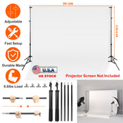 Backdrop Stand 6.5x10ft Adjustable Photography Support System