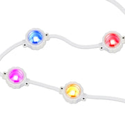 101FT Length Permanent Outdoor Lights With 72Pcs RGB Beads IP67 Waterproof Smart Eave Light For Halloween Christmas Daily House Lighting Works with Al