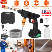 Cordless Pressure Washer Portable Electric Power Washer High Pressure Water Sprayer 363PSI Car Washer Cleaner with 12000mAh 48V Rechargeable Battery a