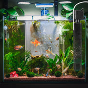 4 in 1 Submersible Aquarium Filter for 60 to 160Gallon Fish Tank Powerful Internal Fish Tank Filter with Biochemical Cotton Filter For Saltwater Fresh