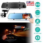 1080P Car DVR 4.3in Camera Dash Cam Camcorder Camera Recorder with 140¡ Angle Loop Recording Motion Detection Picture-in-Picture Display G-sensor