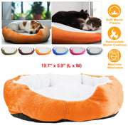 Pet Dog Bed Soft Warm Fleece Puppy Cat Bed Dog Cozy Nest Sofa Bed Cushion For S/M Dog