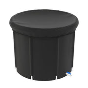 97Gal Large Size Ice BathTub with Cover for Adults Athletes Recovery Cold Water Therapy Outdoor Portable Cold Plunge Tub 660LBS Load Capacity 33.46x29