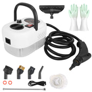2500W Handheld Steam Cleaner with 6 Speed Settings & Gloves
