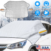 Car Windshield Snow Cover Windproof Magnetic Car Windscreen Cover Frost Ice Protection with SideÊMirror Protector 5 Magnets for Most Vehicles