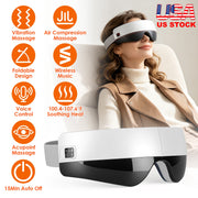 Eye Massager with Heat, Air Compression & Voice Control