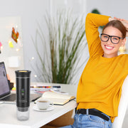 Portable Espresso Machine with Self-Heating & 7500mAh Battery