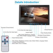 7In Screen Backup Camera System Vehicle Rear View Monitor Kit IP67 Waterproof Car Parking Reverse System with Night Vision for Car Trunk Van SUV