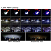 2PCS 9006/HB4 HID Xenon Light Bulbs AC 35W 8000K 3500LM Headlight Fog Light Low/High Beam Replacement Bulbs