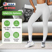 Women\'s High Waist Workout Leggings Tummy Control Compression Yoga Tight Pants Gym Pants Athletic Running Leggings with 25In Inseam No Front Seam