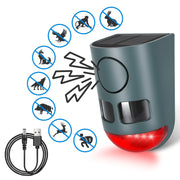 Solar Animal Repeller with Motion Sensor & Ultrasonic Sound