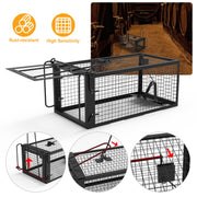 Humane Rat Trap Cage – Live Rodent Trap with Detachable Rod