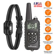 Remote Dog Training Collar with 4 Modes & 875 Yard Range