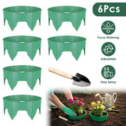Adjustable Plant Grow Rings 10in with Hand Shovel - 12 Pack