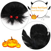 49" Hairy Spider with 126" Web – Giant Halloween Yard Decoration