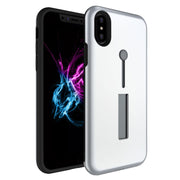 Finger Strap Phone Case for iPhone X Drop-protection Finger Ring Rugged Phone Case with Kickstand Dual Layer Case