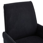 Mid-Back Velvet Office Chair with Memory Foam Cushion
