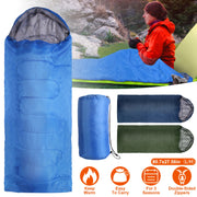 3-Season Sleeping Bag for Adults with Carry Bag 32-50°F