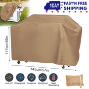 57-Inch BBQ Grill Cover - Weather Resistant Outdoor Protection